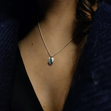 Load image into Gallery viewer, Folded Heart Charm Silver