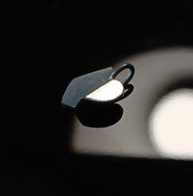 Load image into Gallery viewer, Folded Heart Charm Silver