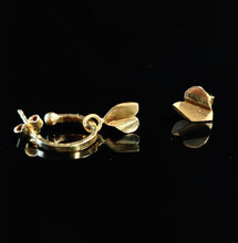 Afbeelding in Gallery-weergave laden, Folded Heart Hoop & Stud