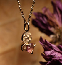 Load image into Gallery viewer, Rose in a golden web
